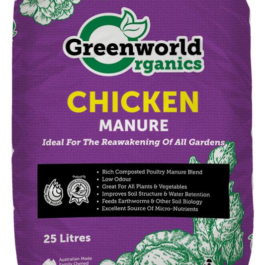 Greenworld Chicken Manure 25lt Bag