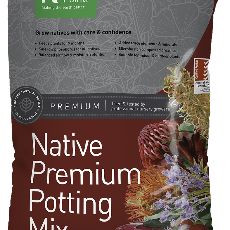 Rocky Point Native Premium Potting Mix 30L Bag
